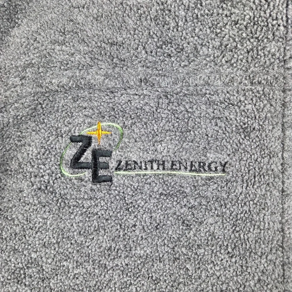 Patagonia Synchilla Vest Mens Small Gray Full Zip Outdoor Hiking Gorpcore Logo - Picture 3 of 9